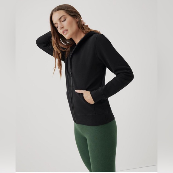 XXL Pact Women's Organic Cotton Cloud Brushed Fleece Zip Hoodie - Picture 5 of 8